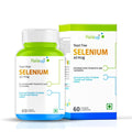 Haleup Selenium 40 mcg || Enriched with Vit E & Lycopene || 60 capsules Supplement || Non-GMO & Gluten Free || (Pack of 1, 60, count)