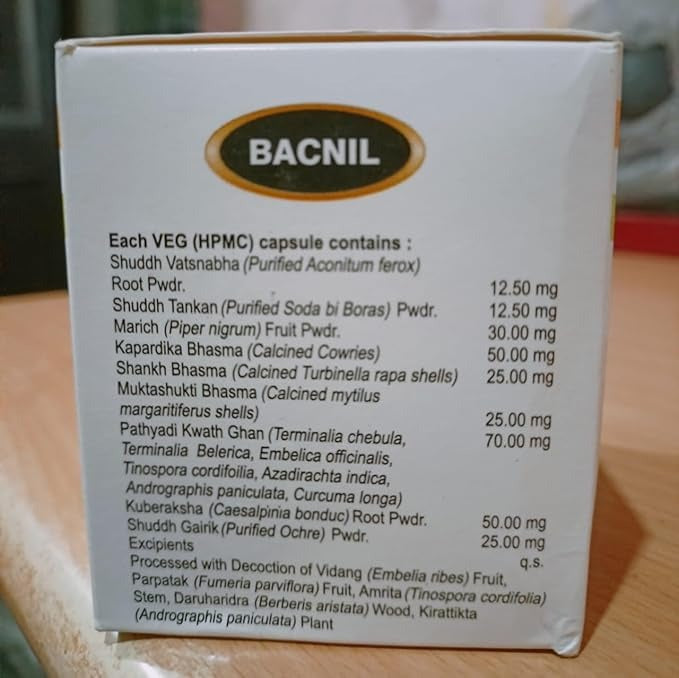 Zoetic Bacnil Capsules - 100 Caps
