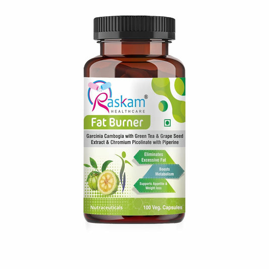 Fat Burner - 100 Capsules- Weight Loss Supplement with Garcinia Cambogia, Green Coffee Beans Green Tea Extract Metabolism Booster Belly Fat Burner for Men & Women
