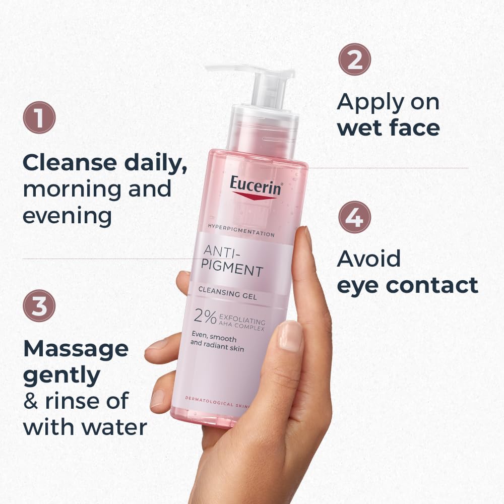 Eucerin Anti Pigment Cleansing Gel 2% Exfoliating AHA Complex 200ml