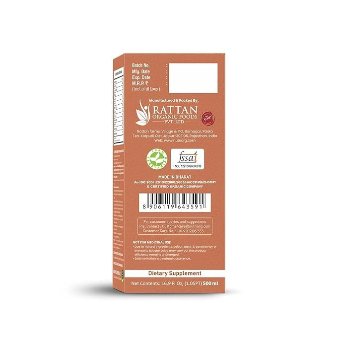 Nutriorg Immunity Booster Juice - 500 ml
