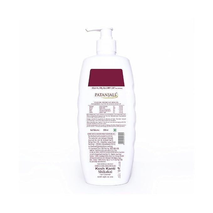 Patanjali Kesh Kanti Reetha Hair Cleanser - 650 ml