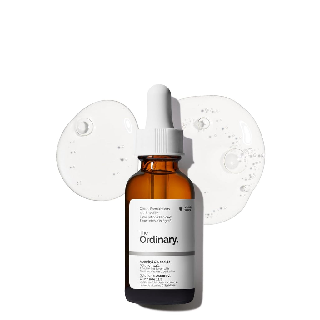 The Ordinary Ascorbyl Glucoside Solution 12%, Brightening Vitamin C Serum for Even Skin Tone and Antioxidant Protection 30ml