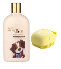 Pet Needs Oh My Dog Paraben Free Ultimate Pet Shampoo With Mini Soft Silicone Dispenser Brush for Puppies & Dogs - Berry-coconut | 1000 Ml