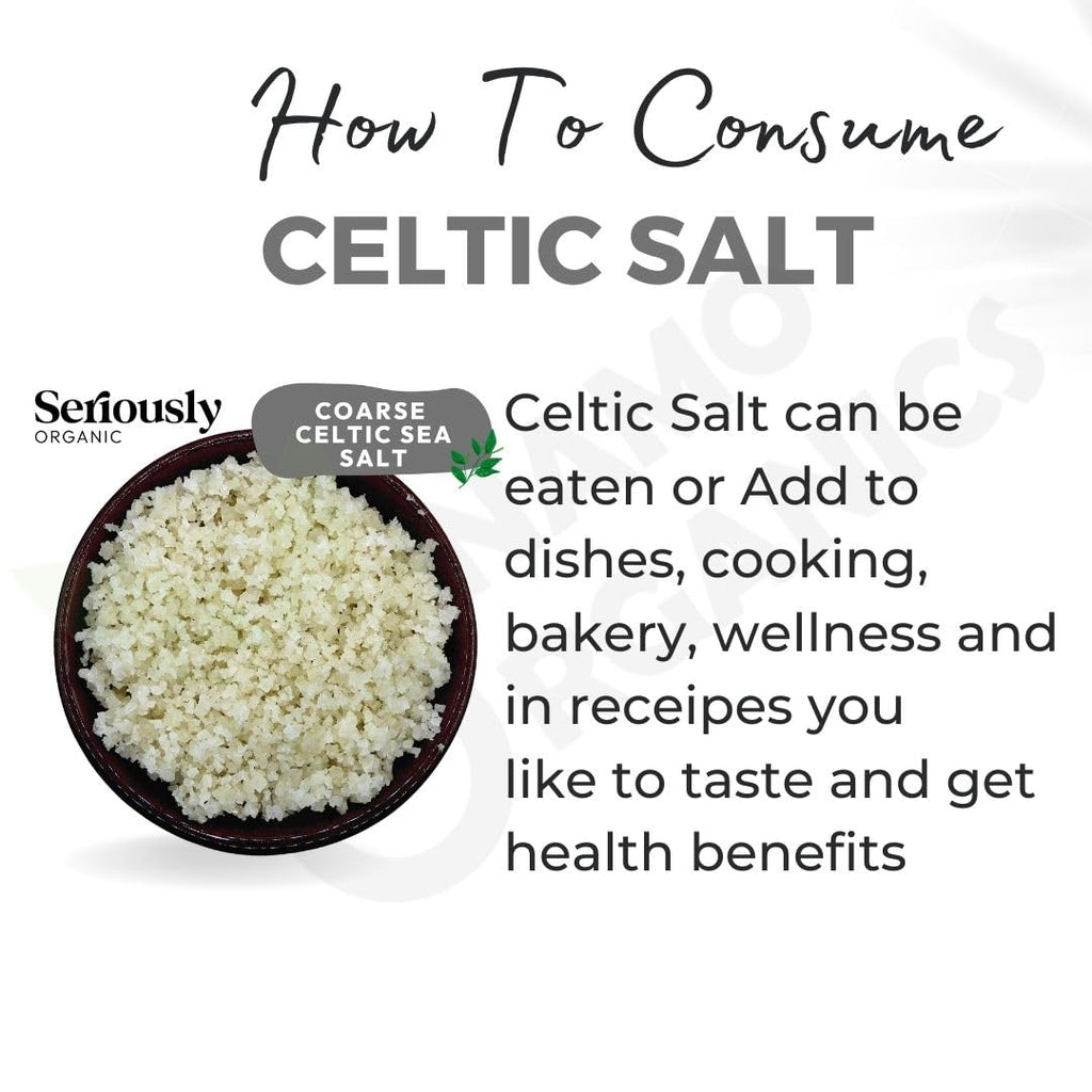Celtic Sea Salt – 1 kg | Unprocessed & Purely Organic, Rich in Minerals, No Additives | Perfect for Cooking, Seasoning & Health Benefits