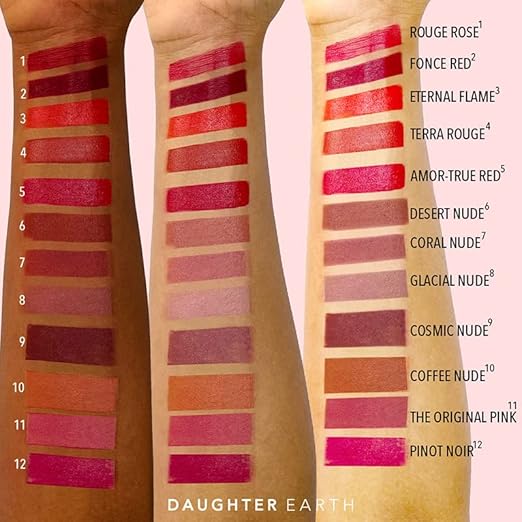Daughter Earth Vegan Lip and Cheek Tint | Lip Tint With Vitamin E | Nourishing Cheek Tint - 4.5 Gms