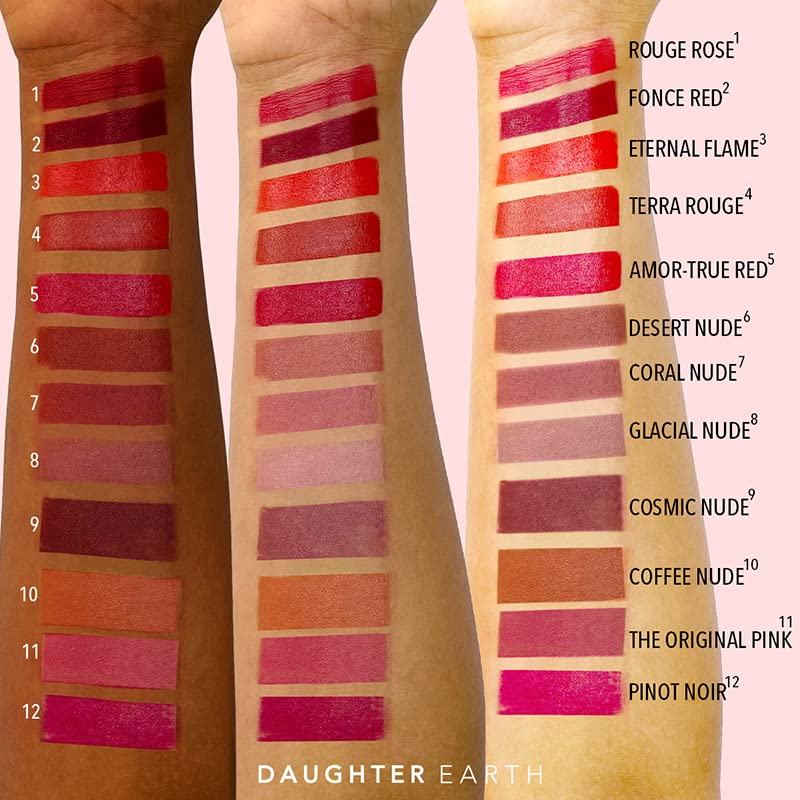 Daughter Earth Vegan Lip and Cheek Tint | Matte Natural Blush for Women - 4.5 Gms