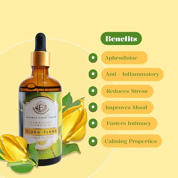 Enhanced Essentials Luxurious Ylang Ylang Essential Oil - 100 ml