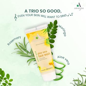 Aaranyaa Face Wash Aloe vera With Rosemary and Amla - 100 gms