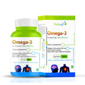 Haleup Vegan Omega-3 Capsules 500 mg, Enriched with Vegan DHA/EPA || Researched in USA || Healthy Heart || Brain|| Immunity
