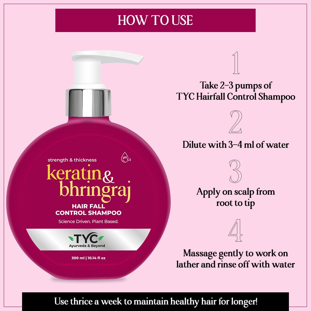 Trust Your Choice Keratin and Bhringraj Hair Fall Control Shampoo - 300 ml
