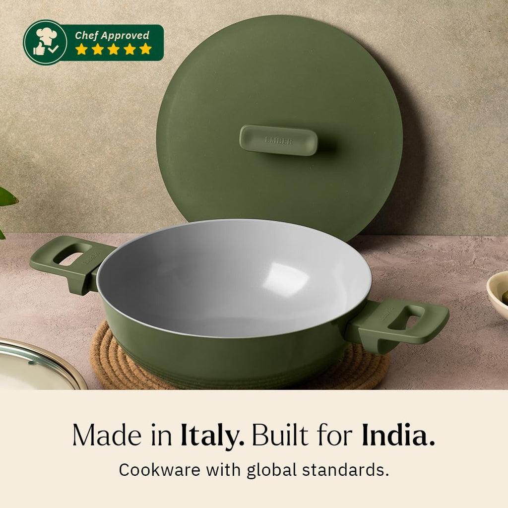 Ember Cookware Set of 3 Soft-Touch Handle