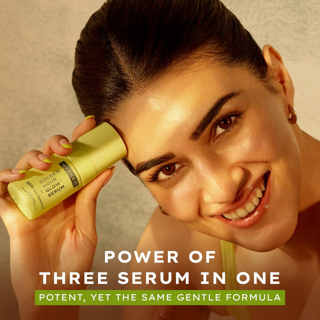 Hyphen 5% Niacinamide, 1% Alpha Arbutin & 25% Kakadu Plum Brightening Face Serum | 20X Vitamin C for Glowing Summer Skin | Hydrating Serum for Dark Spots, Pigmentation & Dryness | All Skin Types