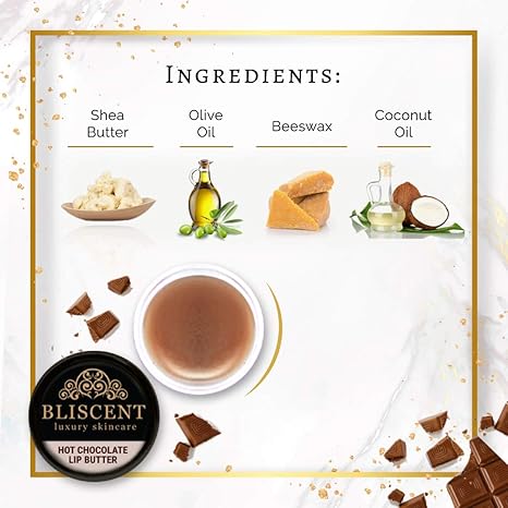 Bliscent Beauty Skincare Chocolate Lip Butter Balm - 5 gms