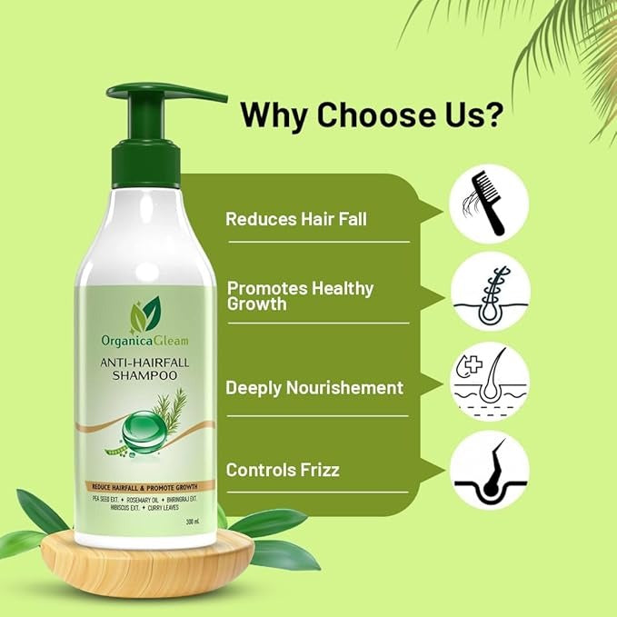 Organicagleam Anti Hairfall Shampoo - 300 ml
