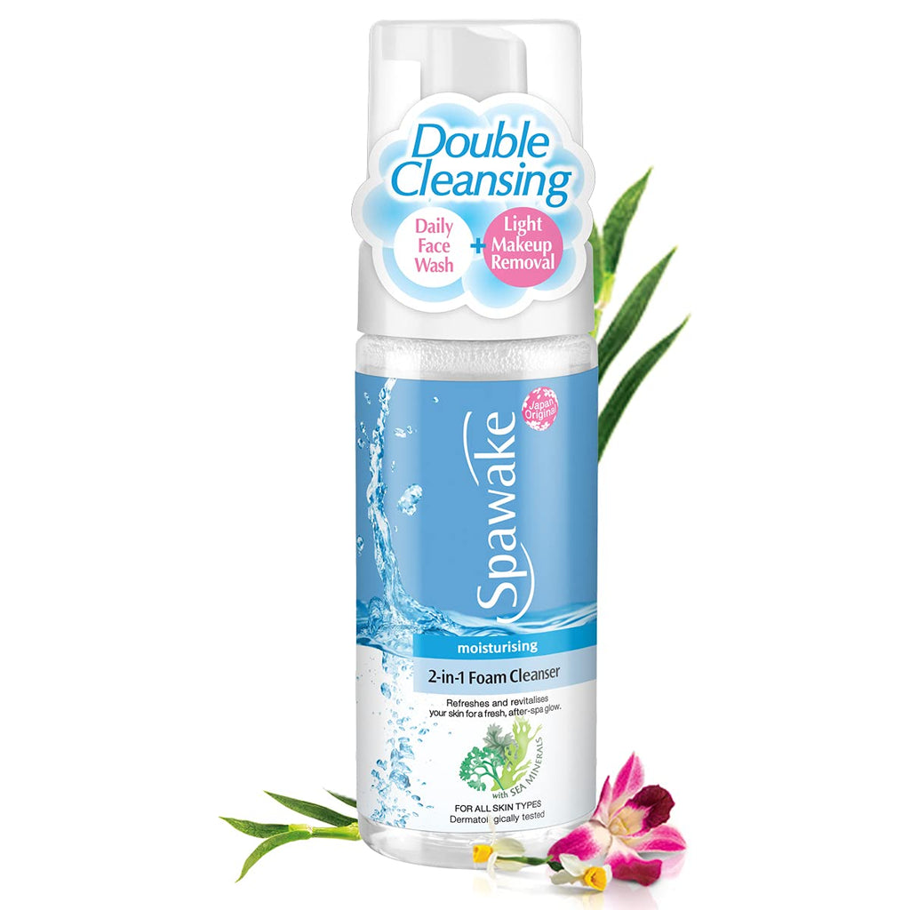 Spawake Moisturising Face Cleanser 2-in-1 Foaming Face Wash - 150 ml
