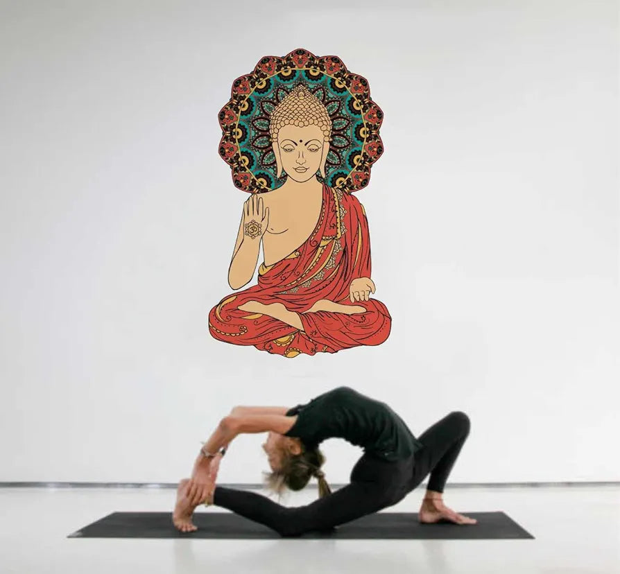 Rawpockets Decal Buddha Peaceful Wall Sticker