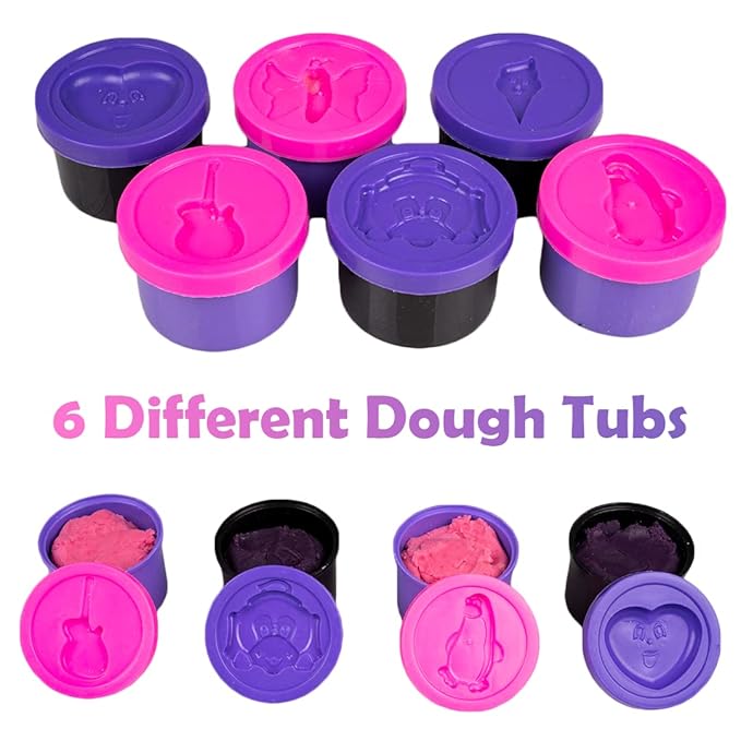 Ratnas Unicorn Dough Art Modelling, Shaping and Sculpting Kit for Kids 3+ Years | Non Toxic