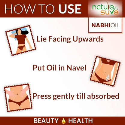 Nature Sure Belly Button Nabhi Oil - 40 ml