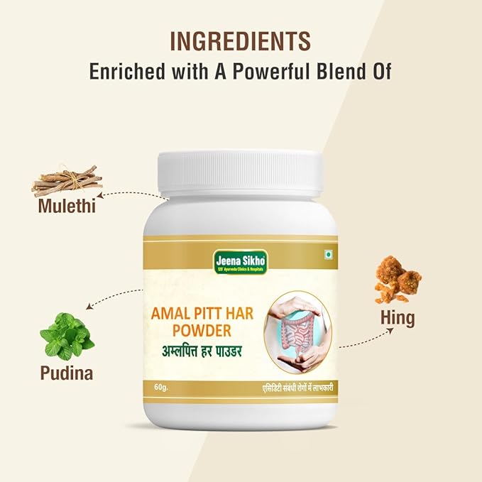 Jeena Sikho Amal Pitt Har Powder - 60 Gms