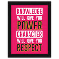ArtX Paper Motivational Quotes Knowledge Wall Frame Art Painting