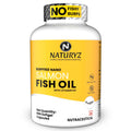 Naturyz Burpfree Salmon Fish Oil Capsules 2000Mg With Vitamin D3 | No Fishy Burps | Epa & Dha | Nano Emulsion Capsules For Faster Absorption & Superior Bioavailability -90 Softgels, 100 grams