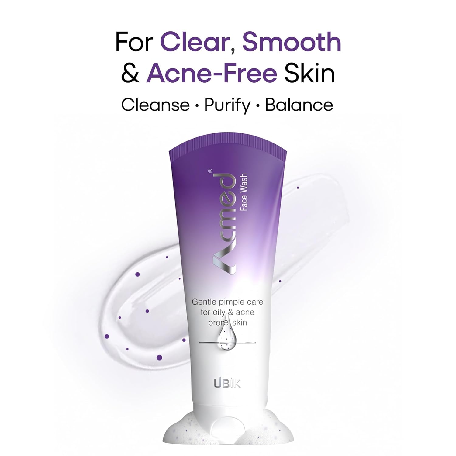 Acmed Pimple Care Face Wash for Acne Prone Skin (200grams) : Pack of 01