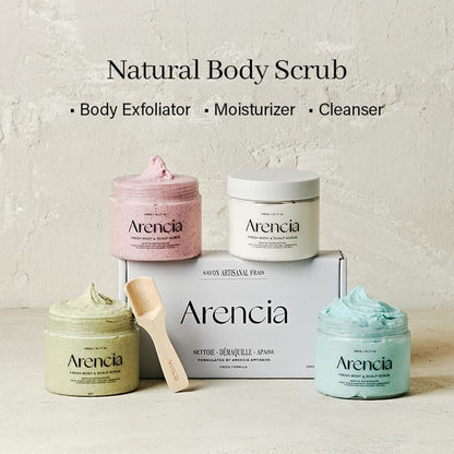 Arencia Black Tea & Yuzu Fresh Cloud Body & Scalp Scrub