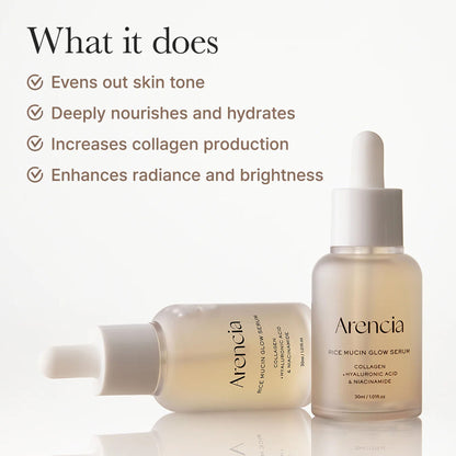 Arencia Rice Mucin Glow Serum