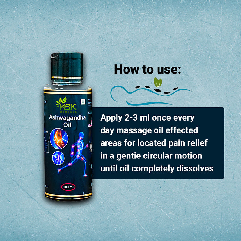 KBK Herbals Ashwagandha Oil - 100 ml