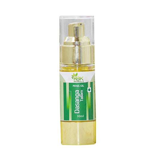 KBK Herbals Dasnga Tailam Penis Growth Oil Pure Ayurvedic and Natural - 30 ml