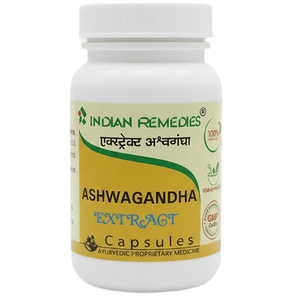 Indian Remedies Extract Of Ashwagandha Capsules