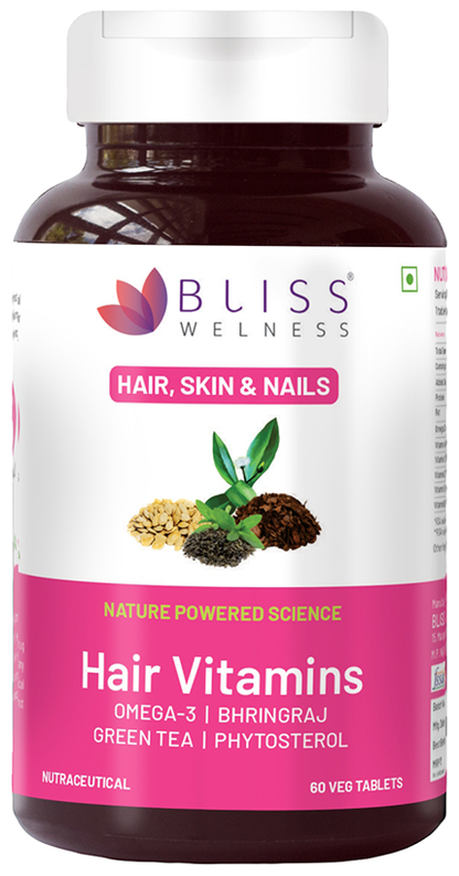 Bliss Welness Hair Vitamins Veg Tablet