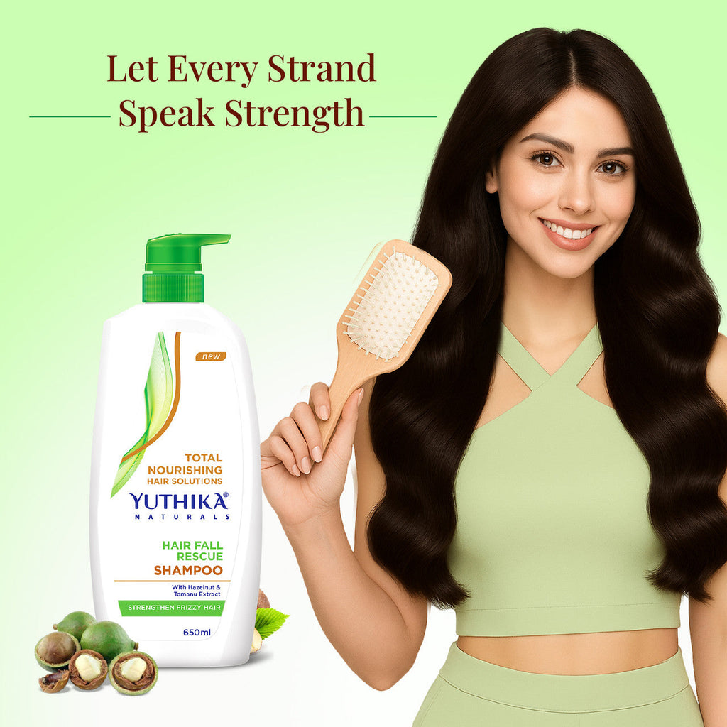 Yuthika Naturals Total Nourishing Hair Fall Rescue Shampoo