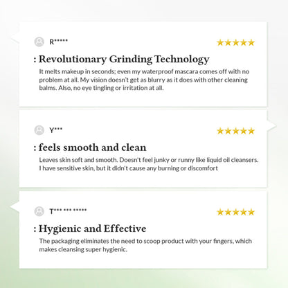 Dr.Althea Pure Grinding Cleansing Balm: Gentle Oil-Based Makeup Remover & Pore Cleanser