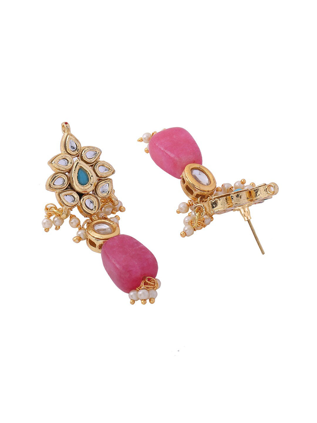 Shoshaa Gold Contemporary Drop Earrings