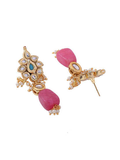 Shoshaa Gold Contemporary Drop Earrings