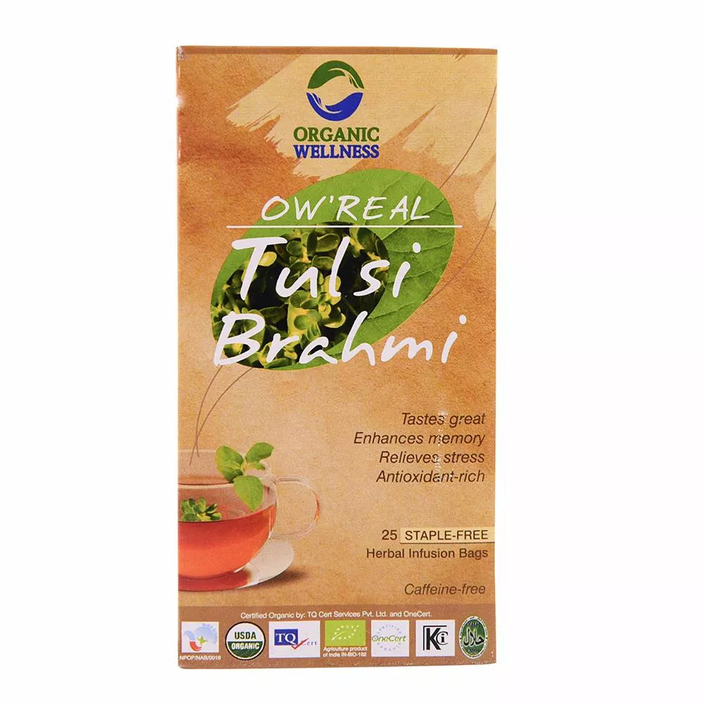 Organic Wellness Tulsi Brahmi - 25 Teabags