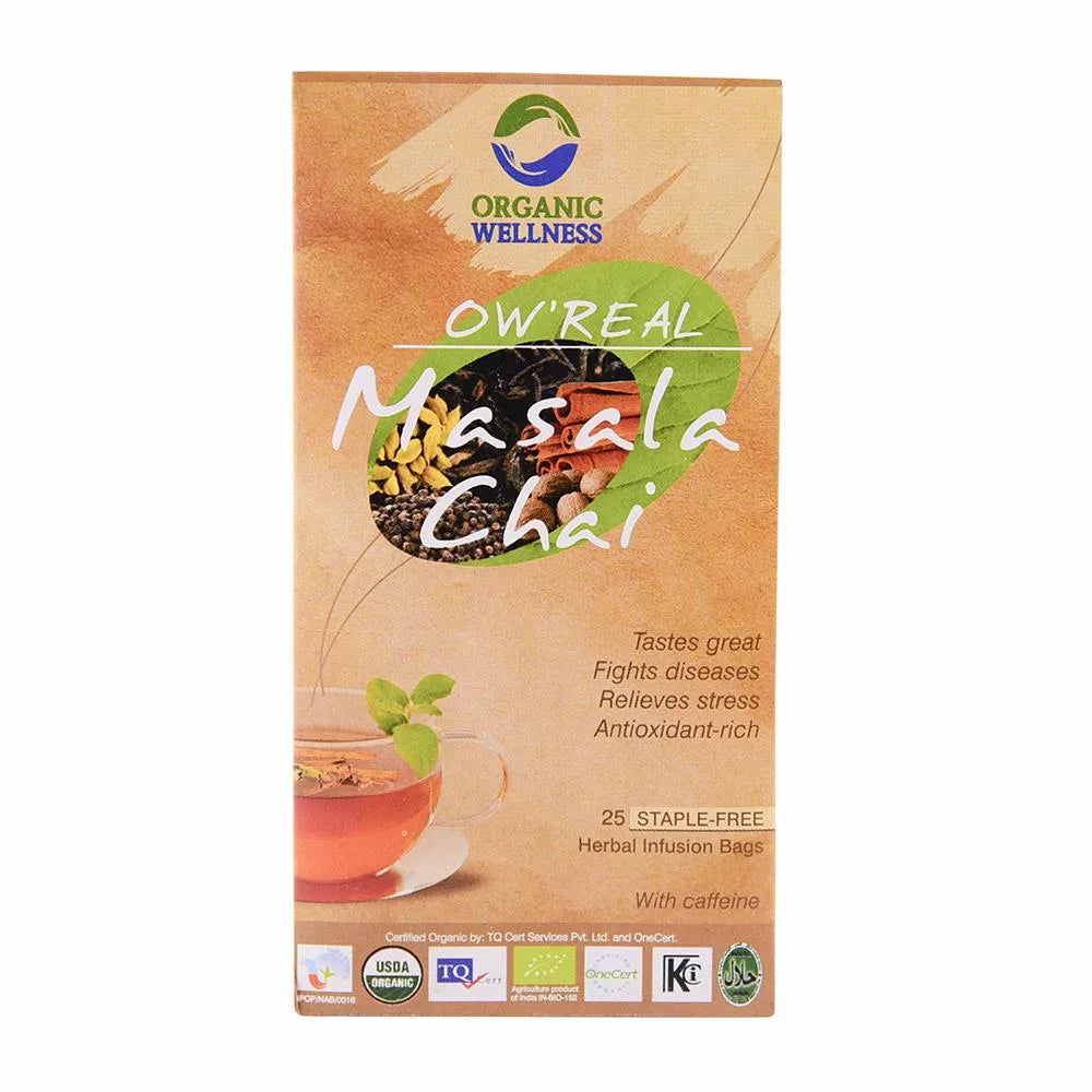 Organic Wellness Masala Chai - 25 Teabags