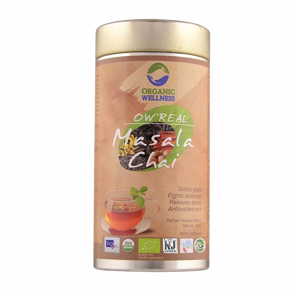 Organic Wellness Masala Chai - 100 gms Tin Pack