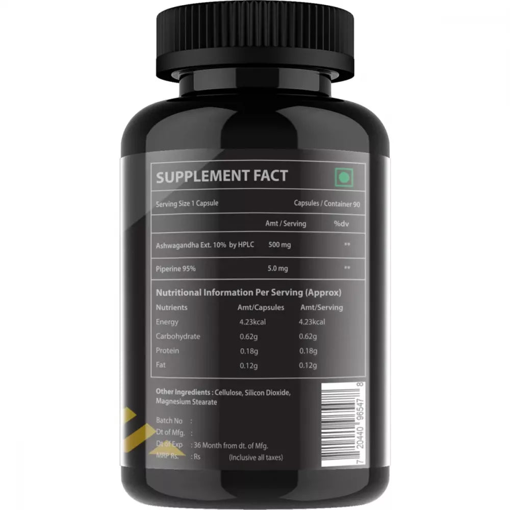 Vitaminhaat Ashwagandha Ext 10% HPLC 500 Mg Capsules - 90 caps
