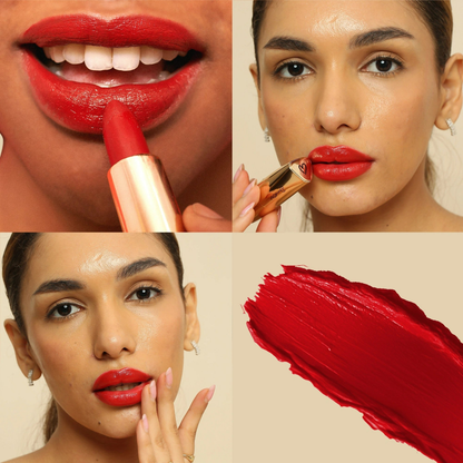 Dunamiss Dona Red Sheen Satin Lipstick
