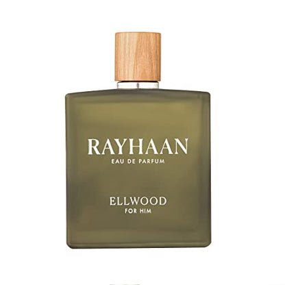RAYHAAN Ellwood Eau de Parfum Spray for Men, Sophisticated Fragrance for the Modern Man