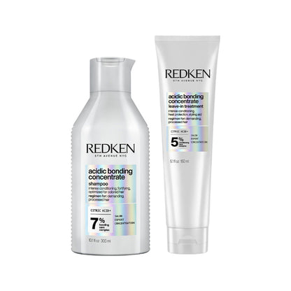 Redken Bond Repair Combo - Acidic Bonding Concentrate Sulphate-Free Shampoo & Leave-in Treatment