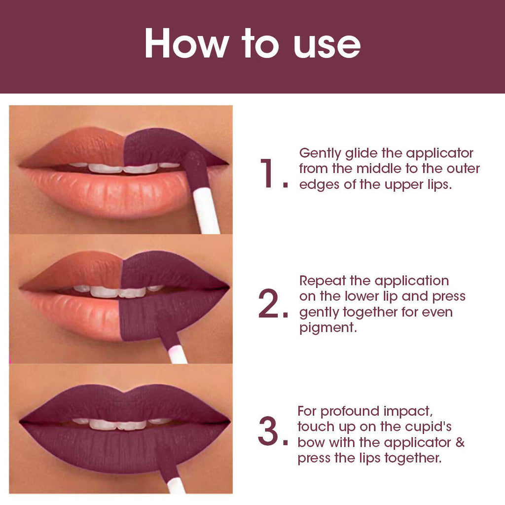 T.A.C - The Ayurveda Co. Liquid Matte Velvet Mauve Lipstick - 5 ml