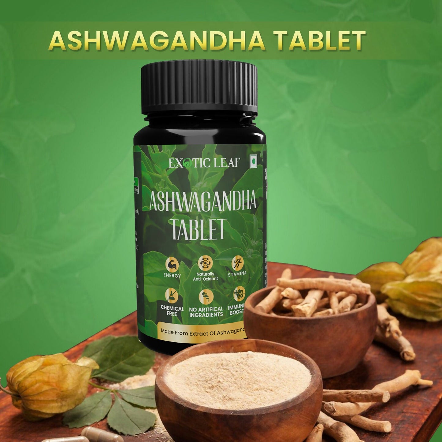 Exotic Leaf Ashwagandha Tablets