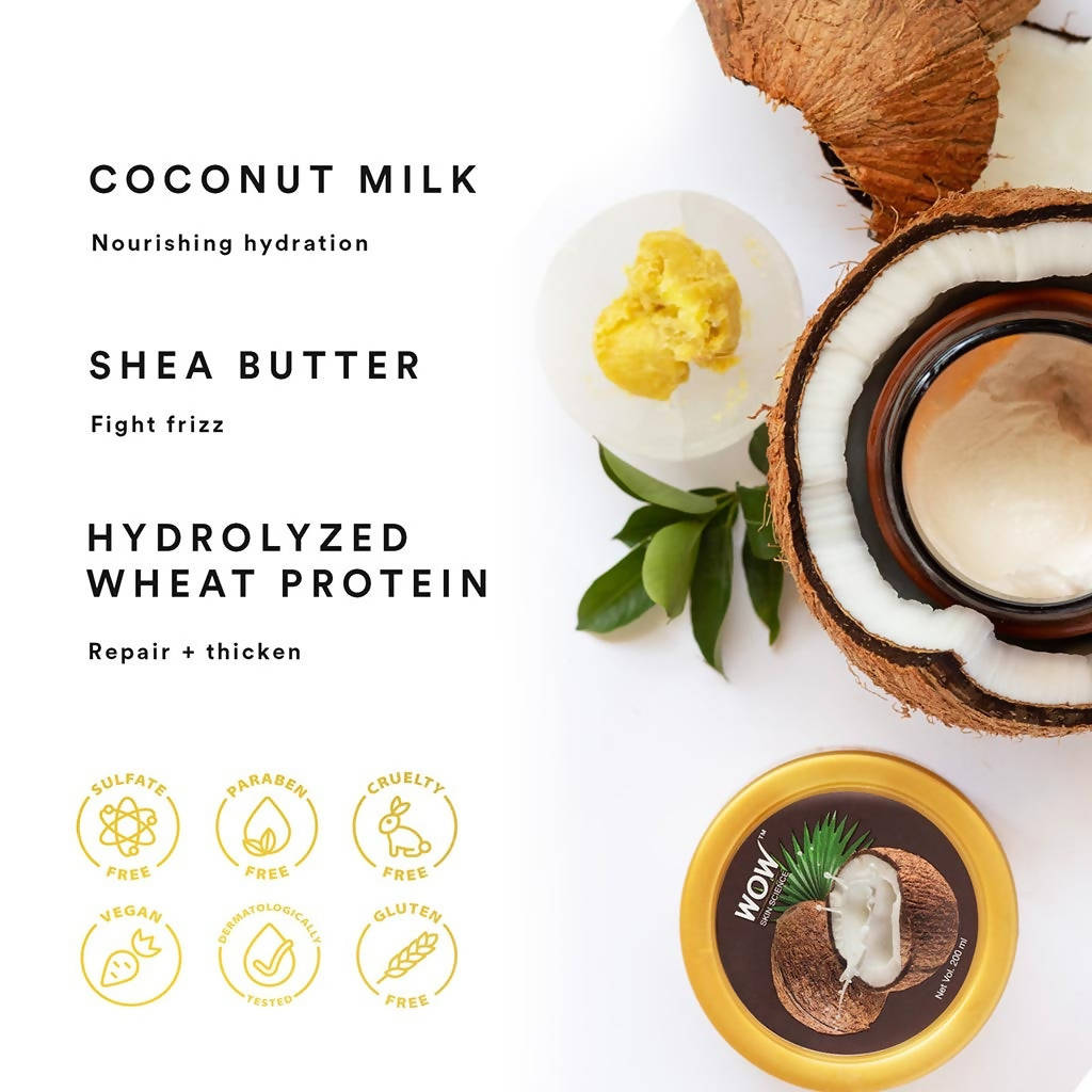 Wow Skin Science Coconut Milk Hair Mask - 200 ml