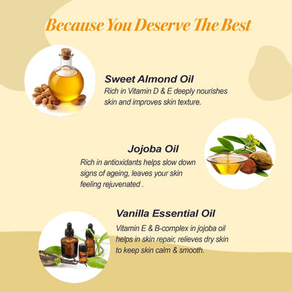 Terrai Almond & Vanilla Luxury Body Oil