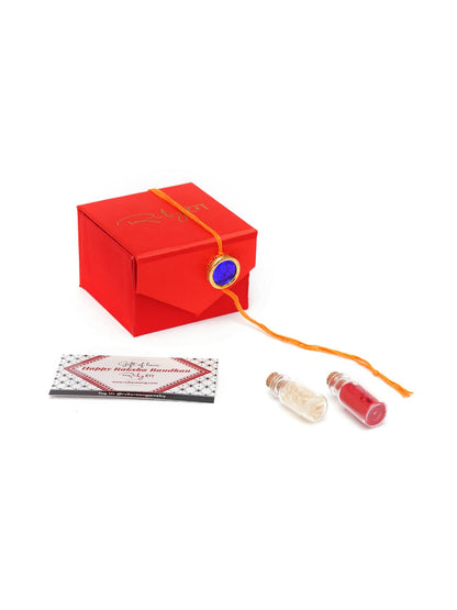 Designer kundan Rakhi - Ruby Raang