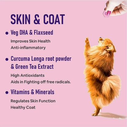 Carbamide Forte Pets Chewable Skin and Coat Tablets